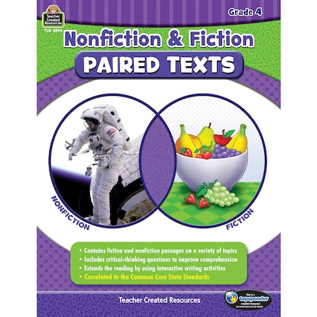 Nonfiction And Fiction Paired Texts, Grade 4